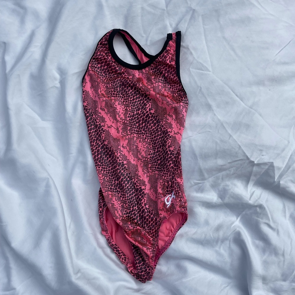 GK Elite gymnastics leotard, size adult small
